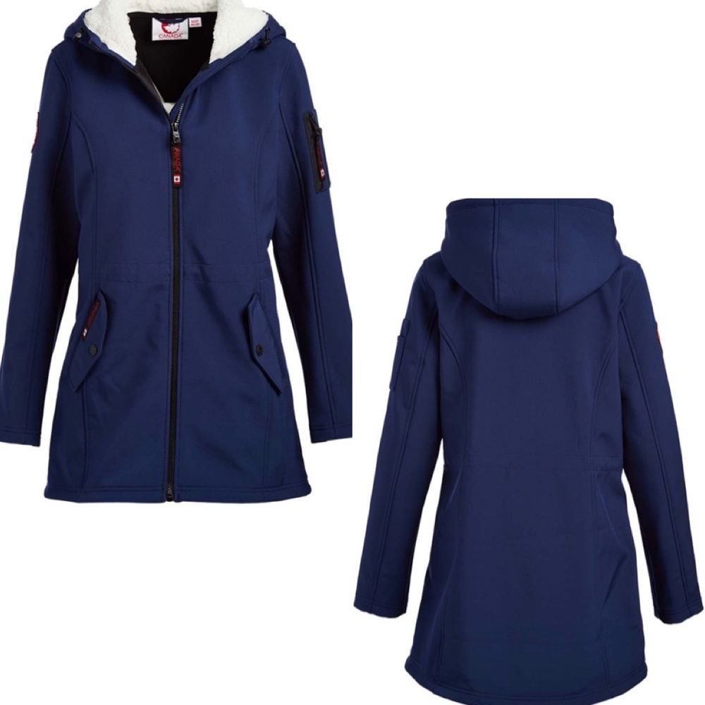 CANADA WEATHER GEAR Sherpa Softshell in Blue S